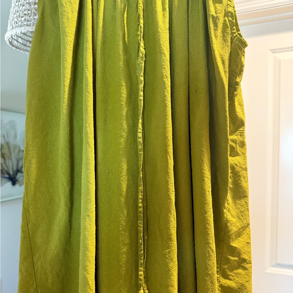 Honeydove vintage long raw silk dress - Picture 3 of 4